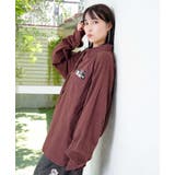 ひょっこりParity刺繍のストライプシャツ | ScoLar | 詳細画像3 