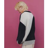 落書き調Parityキャラジャガードニットプルオーバー | ScoLar | 詳細画像3