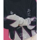 落書き調Parityキャラジャガードニットプルオーバー | ScoLar | 詳細画像6