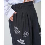 ラビルとネコのスノーメモリー裏起毛パンツ | ScoLar | 詳細画像18 