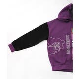 ネコとクマとチンアナゴ柄 リメイク風裏起毛パーカー | ScoLar | 詳細画像13