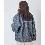 落書き調Parityキャラ厚手ボアハイネックブルゾン | ScoLar | 詳細画像11