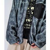 落書き調Parityキャラ厚手ボアハイネックブルゾン | ScoLar | 詳細画像15