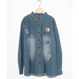 ラビルとネコのスノーメモリー刺繍デニムシャツ | ScoLar | 詳細画像19