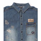 ラビルとネコのスノーメモリー刺繍デニムシャツ | ScoLar | 詳細画像22