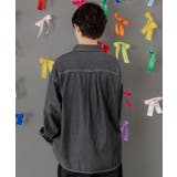 ラビルとネコのスノーメモリー刺繍デニムシャツ | ScoLar | 詳細画像14