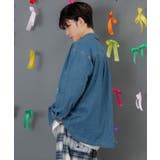 ラビルとネコのスノーメモリー刺繍デニムシャツ | ScoLar | 詳細画像6