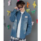 ラビルとネコのスノーメモリー刺繍デニムシャツ | ScoLar | 詳細画像8