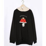 ブラック | ぐうたらの極み こたつクマフード付きプルオーバー | ScoLar