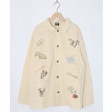 らくがき風ワッペンシャツジャケット | ScoLar | 詳細画像16 