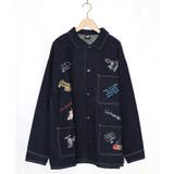 らくがき風ワッペンシャツジャケット | ScoLar | 詳細画像18 