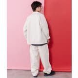 らくがき風ワッペンシャツジャケット | ScoLar | 詳細画像13 