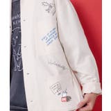 らくがき風ワッペンシャツジャケット | ScoLar | 詳細画像15 