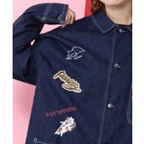 らくがき風ワッペンシャツジャケット | ScoLar | 詳細画像6 