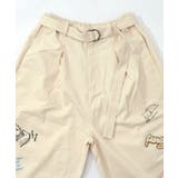 らくがき風ワッペンベルト付きパンツ | ScoLar | 詳細画像21 