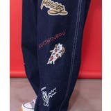 らくがき風ワッペンベルト付きパンツ | ScoLar | 詳細画像10 