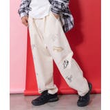 らくがき風ワッペンベルト付きパンツ | ScoLar | 詳細画像12 