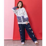 らくがき風ワッペンベルト付きパンツ | ScoLar | 詳細画像2 