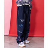 らくがき風ワッペンベルト付きパンツ | ScoLar | 詳細画像6 