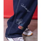 らくがき風ワッペンベルト付きパンツ | ScoLar | 詳細画像8 