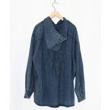 正月太りネコ柄デニムorチェックシャツパーカー | ScoLar | 詳細画像27 