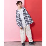 正月太りネコ柄デニムorチェックシャツパーカー | ScoLar | 詳細画像1 