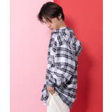 正月太りネコ柄デニムorチェックシャツパーカー | ScoLar | 詳細画像3 