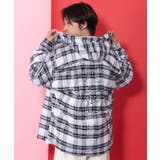 正月太りネコ柄デニムorチェックシャツパーカー | ScoLar | 詳細画像4 