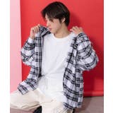 正月太りネコ柄デニムorチェックシャツパーカー | ScoLar | 詳細画像5 