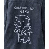 正月太りネコ柄デニムorチェックシャツパーカー | ScoLar | 詳細画像20 