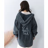 正月太りネコ柄デニムorチェックシャツパーカー | ScoLar | 詳細画像16 