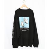 ネコの洗脳柄ロングスリーブTシャツ | ScoLar | 詳細画像16 