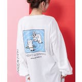 ネコの洗脳柄ロングスリーブTシャツ | ScoLar | 詳細画像12 