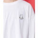 ネコの洗脳柄ロングスリーブTシャツ | ScoLar | 詳細画像5 