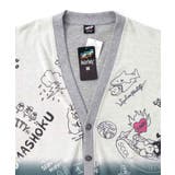 落書き柄段染め風裏毛使いカーディガン | ScoLar | 詳細画像16 