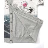 落書き柄段染め風裏毛使いカーディガン | ScoLar | 詳細画像19 