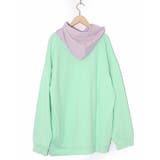 お花おばけウサギの配色裏毛パーカー | ScoLar | 詳細画像14 