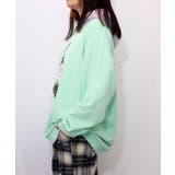 お花おばけウサギの配色裏毛パーカー | ScoLar | 詳細画像1 