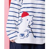画家ネコボーダーTシャツ | ScoLar | 詳細画像5