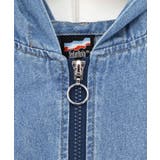 通勤Parity忍者柄フード付きデニムベスト | ScoLar | 詳細画像18 