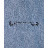 通勤Parity忍者柄フード付きデニムベスト | ScoLar | 詳細画像20 