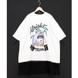夜更かしガブ 裾メッシュ切替Tシャツ | ScoLar | 詳細画像8 