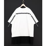 夜更かしガブ 裾メッシュ切替Tシャツ | ScoLar | 詳細画像9 