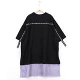 夜更かしガブ 裾メッシュ切替Tシャツ | ScoLar | 詳細画像11 