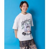 夜更かしガブ 裾メッシュ切替Tシャツ | ScoLar | 詳細画像1 