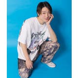 夜更かしガブ 裾メッシュ切替Tシャツ | ScoLar | 詳細画像6 