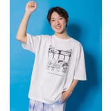 通勤Parity忍者柄Tシャツ | ScoLar | 詳細画像1