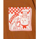 ポケットギミック付き ピザ屋ネコ＆クマ柄Tシャツ | ScoLar | 詳細画像11 