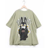 カーキ | 春を告げるお花ラビルTシャツ | ScoLar