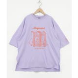 パープル | Majisand×Parity クマネコサンドTシャツ | ScoLar